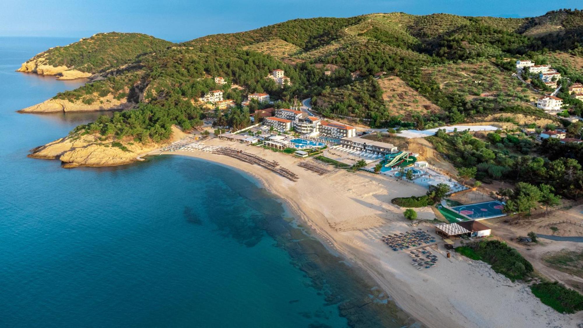 Zoe Hotel, Trypiti Beach Resort & Hive Water Park Limenaria  Exterior foto
