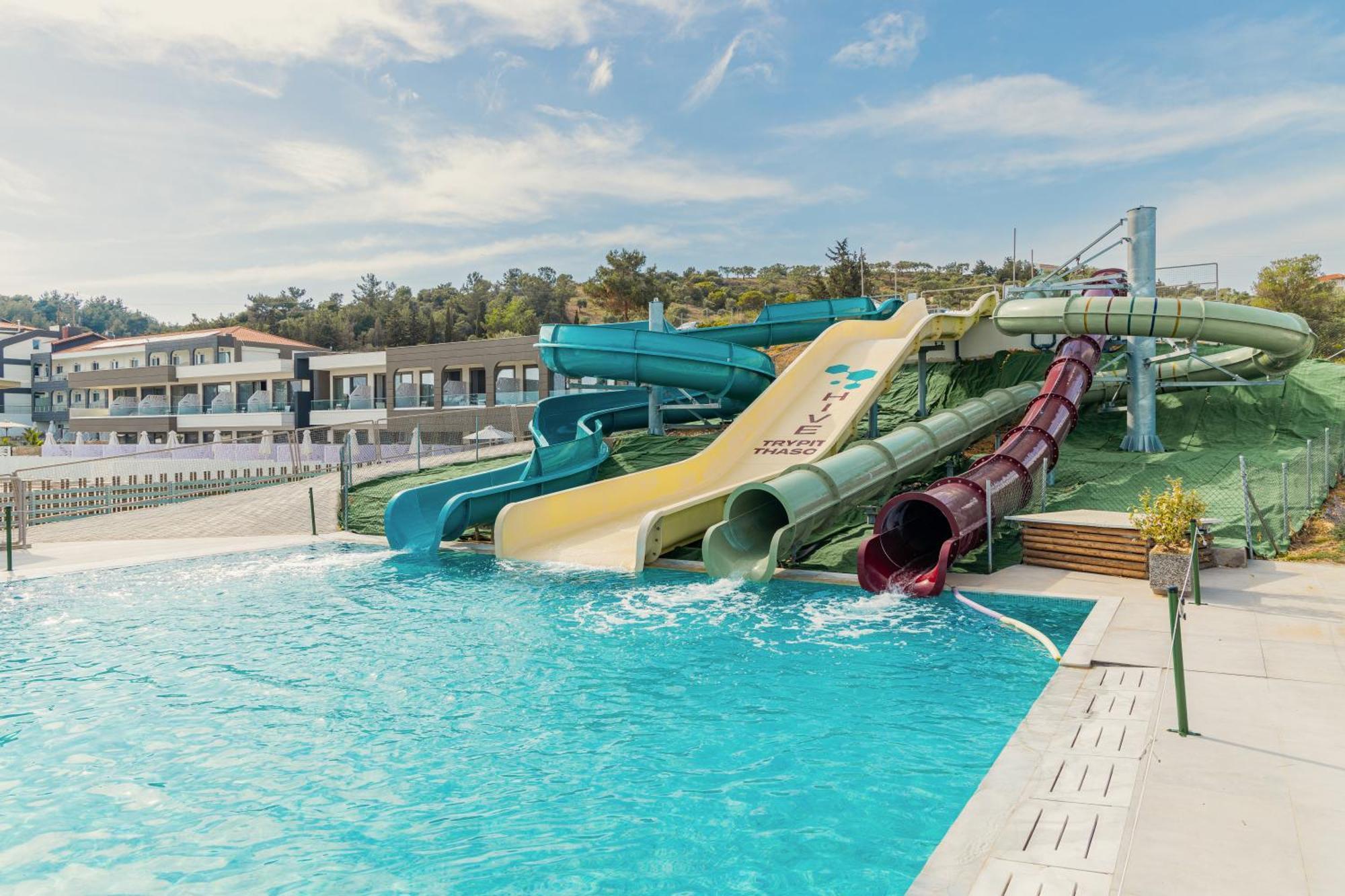 Zoe Hotel, Trypiti Beach Resort & Hive Water Park Limenaria  Exterior foto